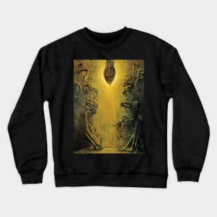 zdzislaw beksinski - Nella sua breve e tragica esistenz Crewneck Sweatshirt